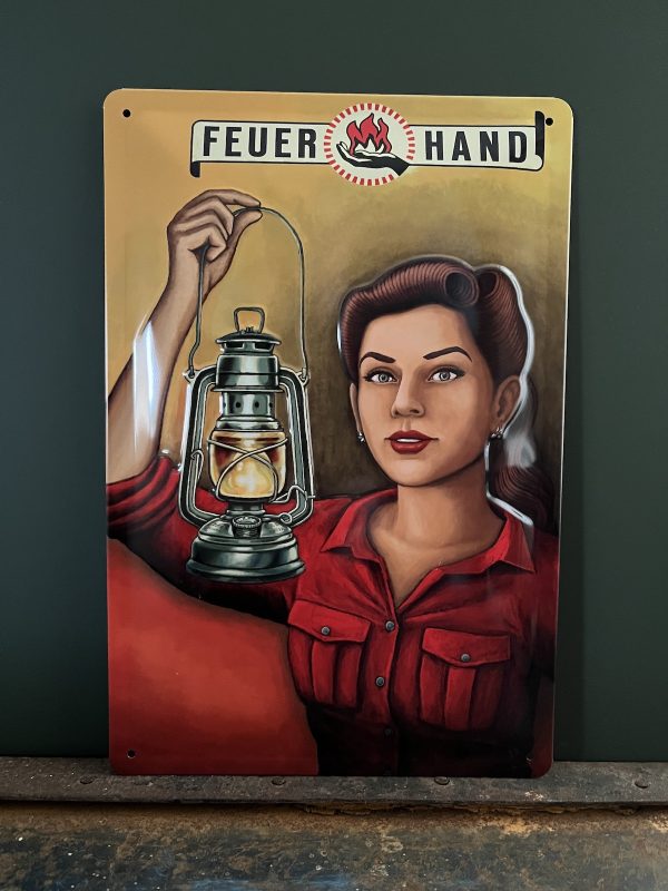 Feuerhand Emaille Promo plaat