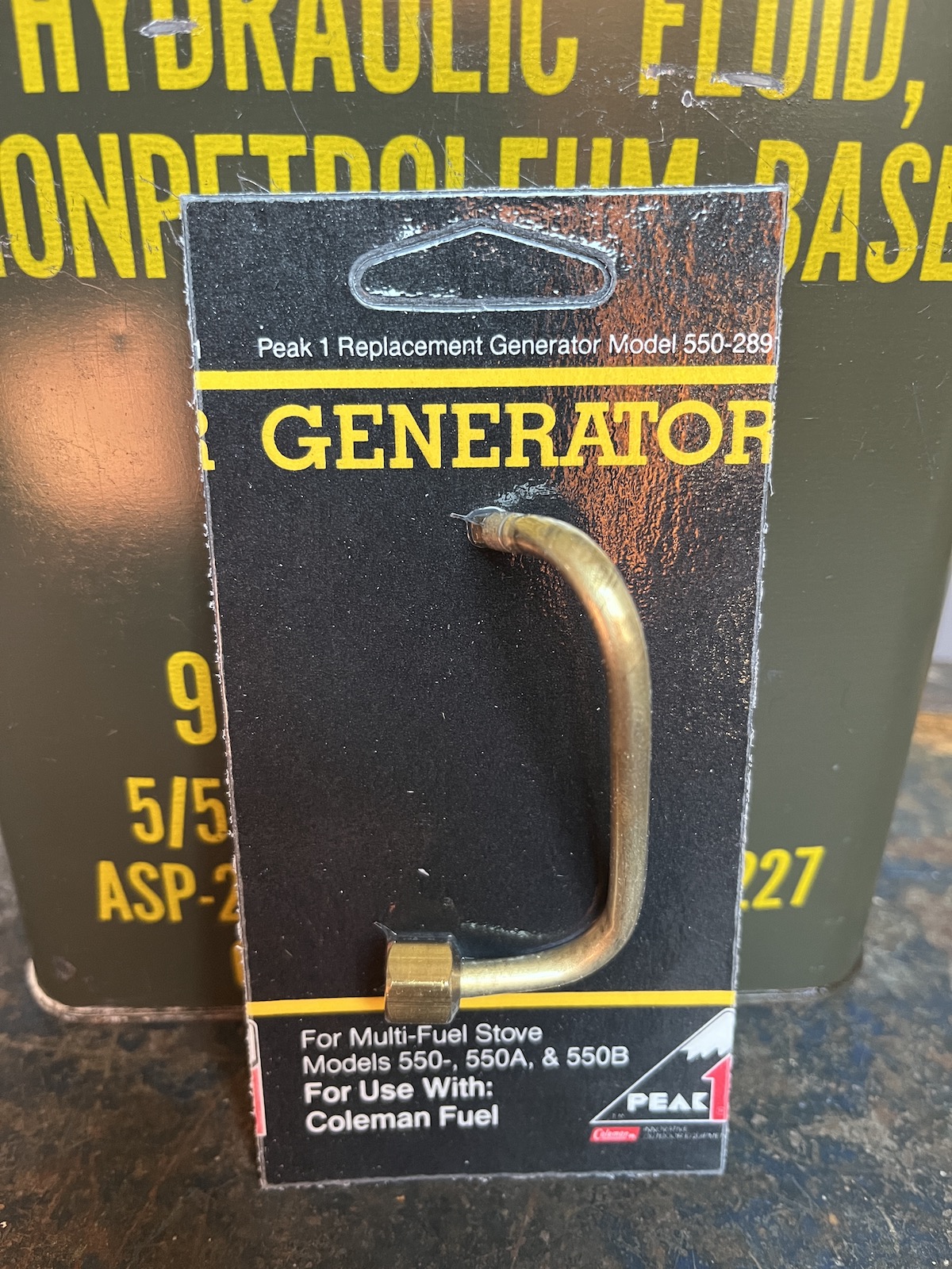 Coleman 550-2891 Benzinebrander Generator PEAK 1 / 550 / 550A