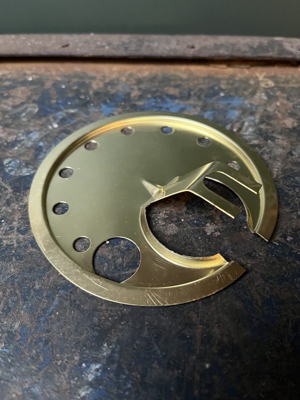 Petromax Beschermplaat HK350-HK500 messing