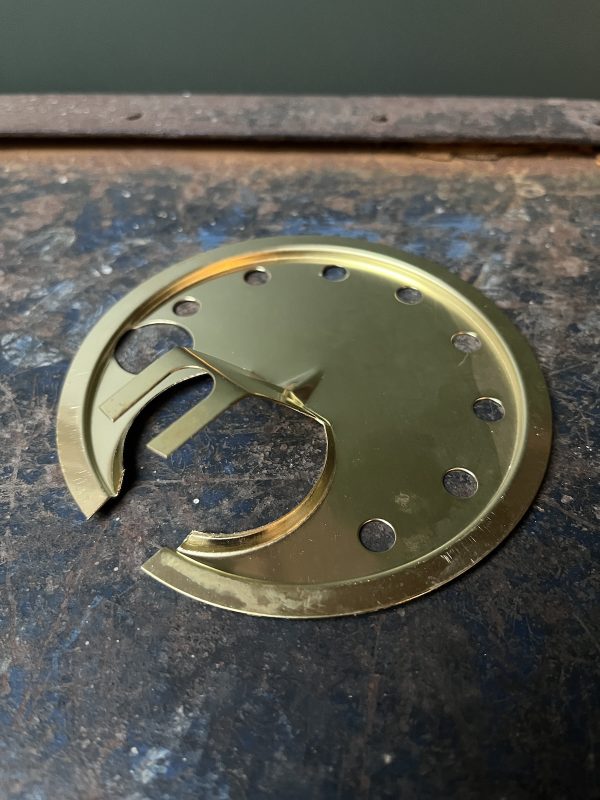 Petromax Beschermplaat HK350-HK500 messing