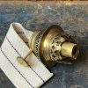Messing kosmos brander 10 ligne met katoen