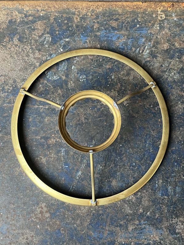 Kapdrager messing 15 cm op 10 ligne